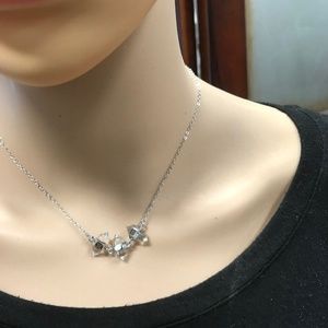NWTRebecca Minkoff Triple Crystal Pendant Necklace